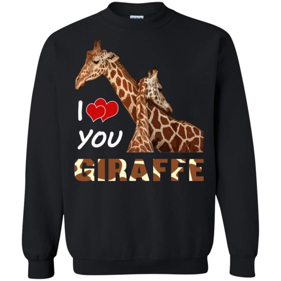 AGR i love you  Giraffe Sweatshirt