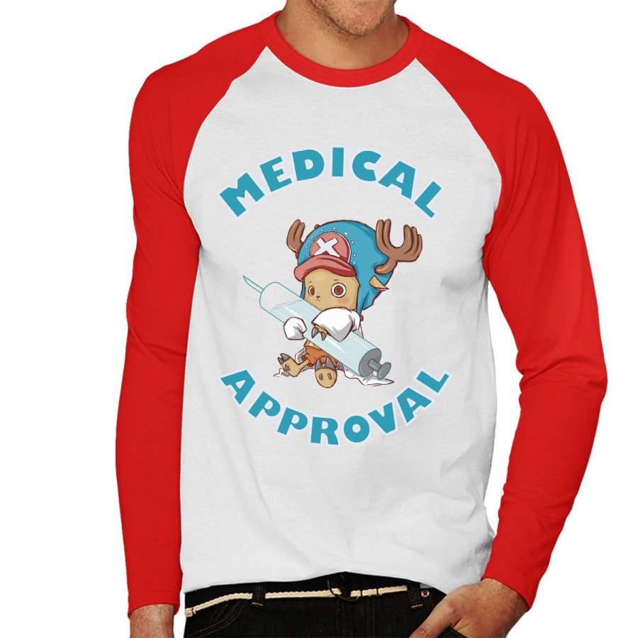 Tony Tony Chopper Medical Approval One Piece Men’s Baseball Long Sleeved T-shirt