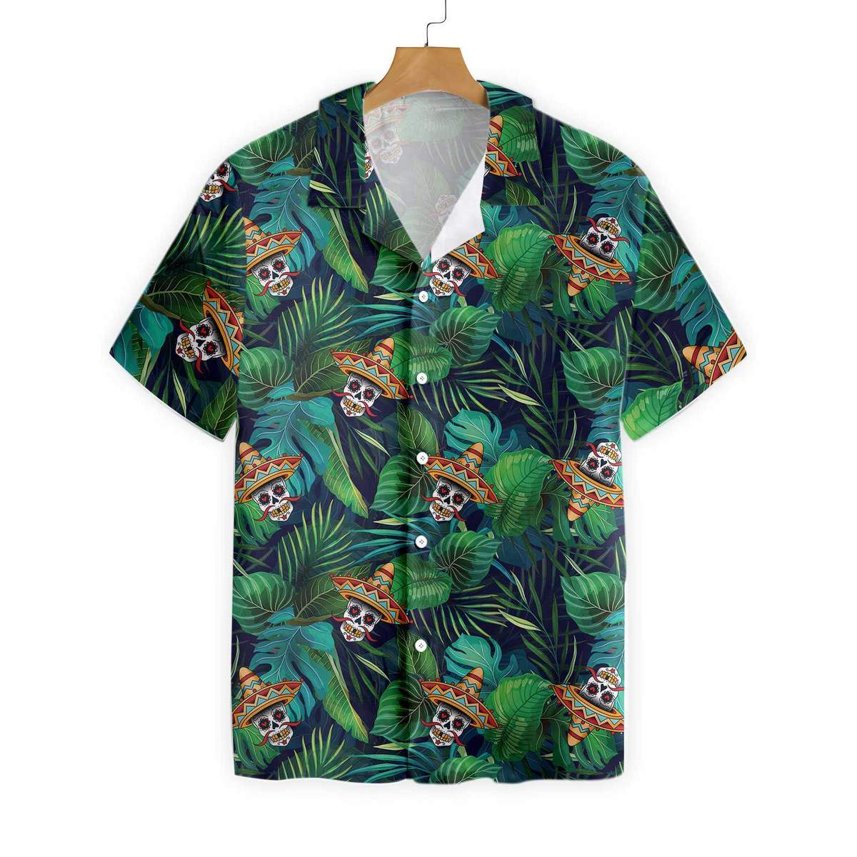 Apayprint – Aloha Mexican Skull Hawaiian Shirt