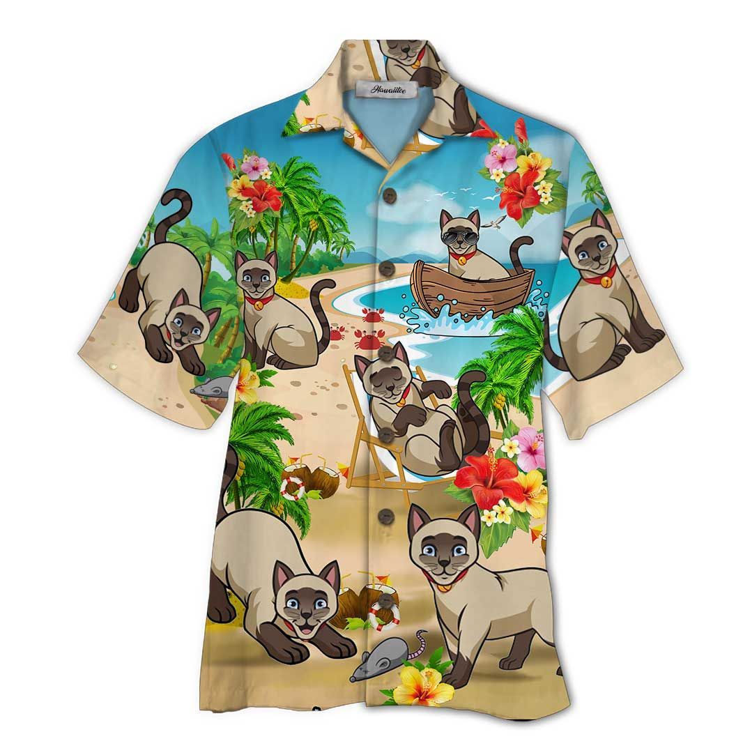 Siamese Colorful Amazing Design Unisex Hawaii Shirt For Men And Women Ha19091