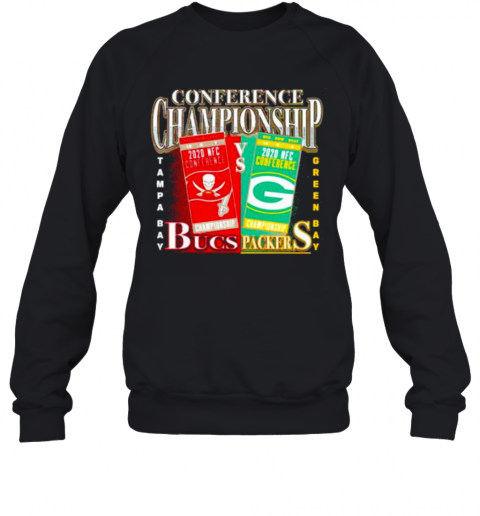 Green Bay Packers Vs Tampa Bay Buccaneers 2020 Nfc Conference Championship Matchup Sweatshirt