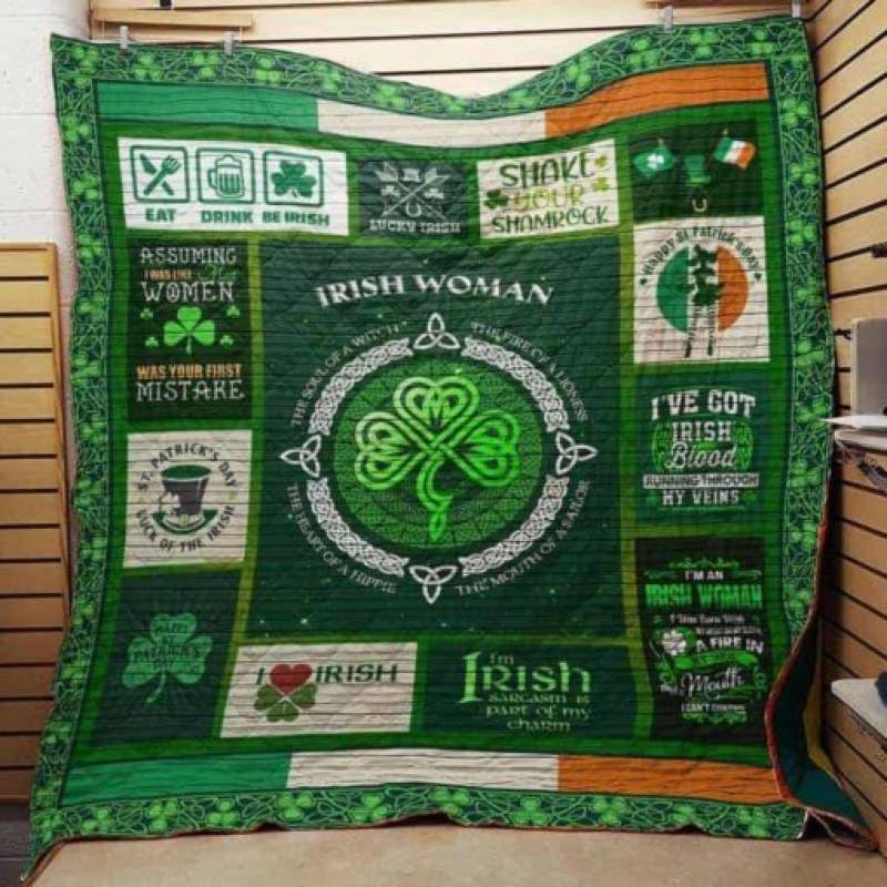 Irish Woman St Patrick Day J1501 82O33 Blanket