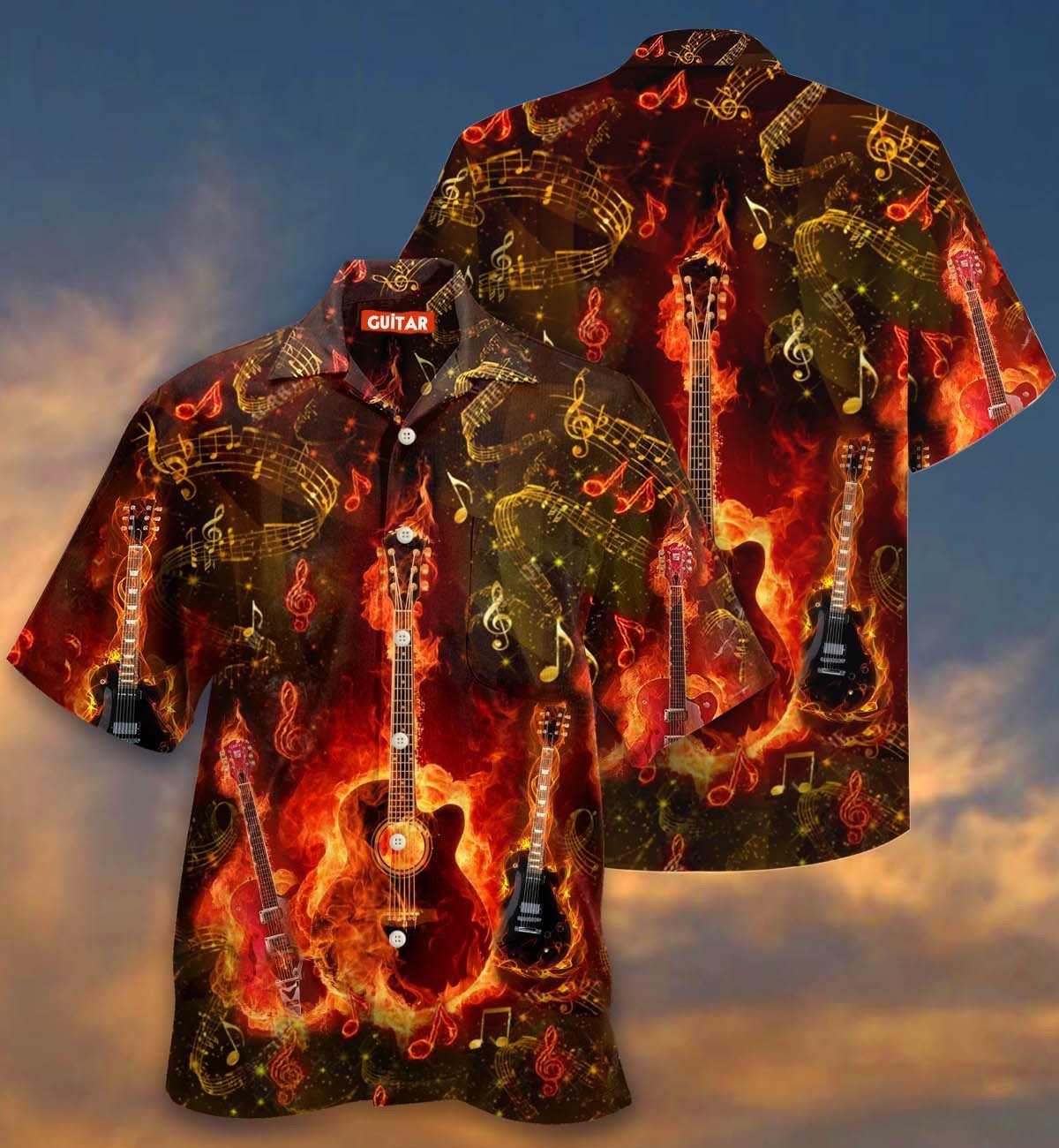 Guitar Hawaii Shirt Unisex Adult Ha84062