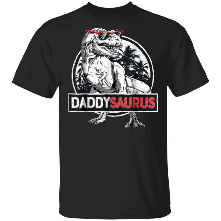 Daddysaurus T shirt Fathers Day Gifts T rex Daddy Saurus Men