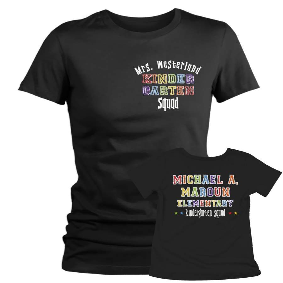 Women’s Personalized Teacher T Shirt Custom Elementary School Shirt Personalized Teacher Shirts Custom Tee