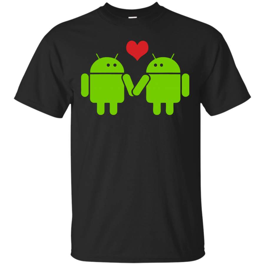 BUG – Android Couple In Love T Shirt & Hoodie