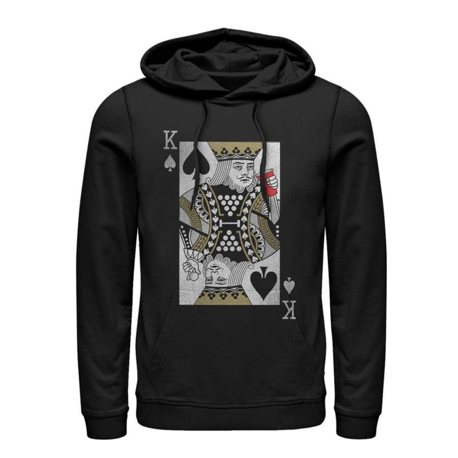 Lost Gods Men’s King of Pong  Lightweight Hoodie Black