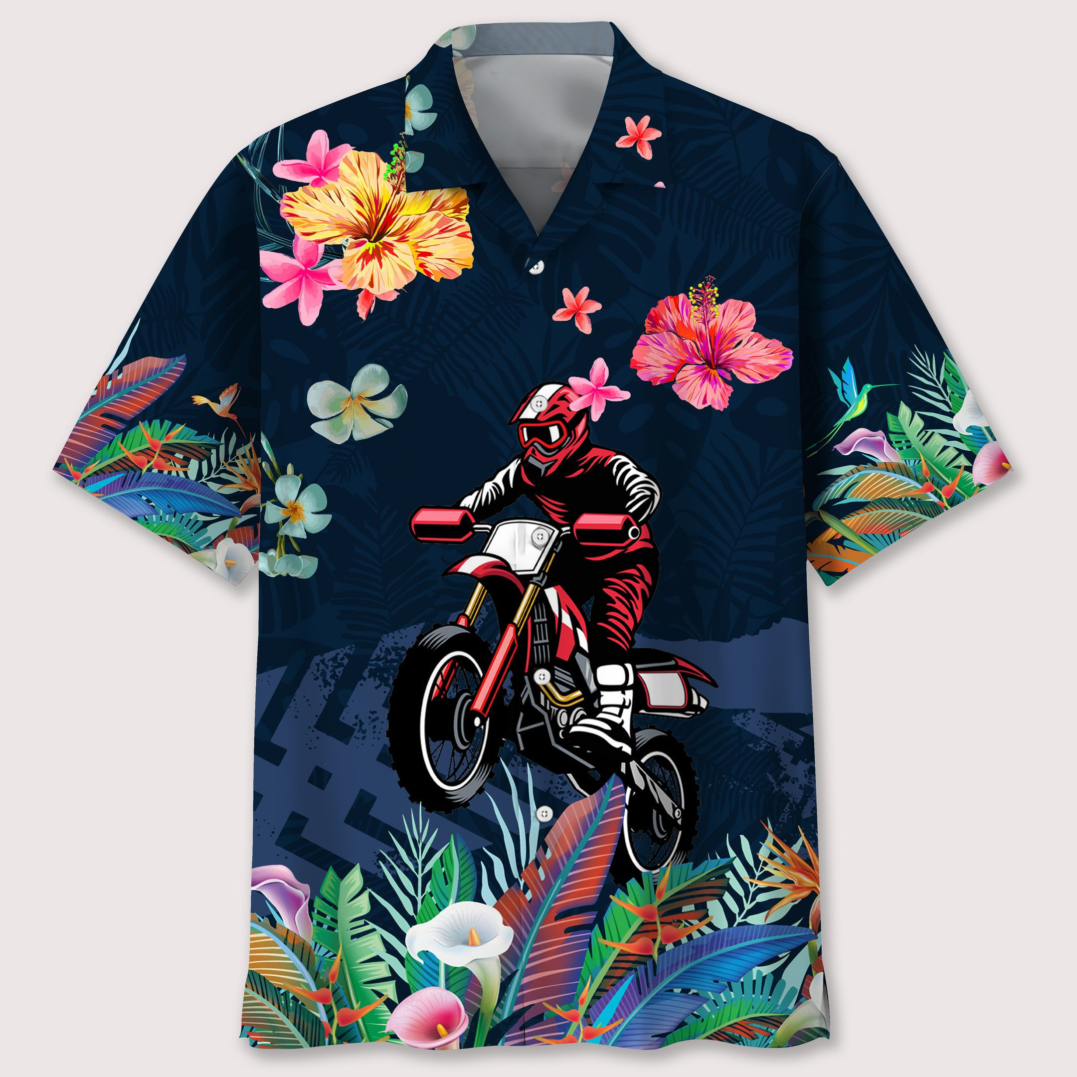 Motocross Love Tropical Hawaiian Shirt Ha35078