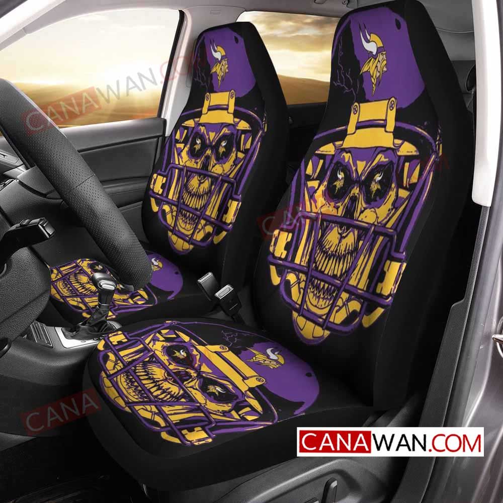 Minnesota Vikings Style35 3D Customized Personalized Car Seat Cover