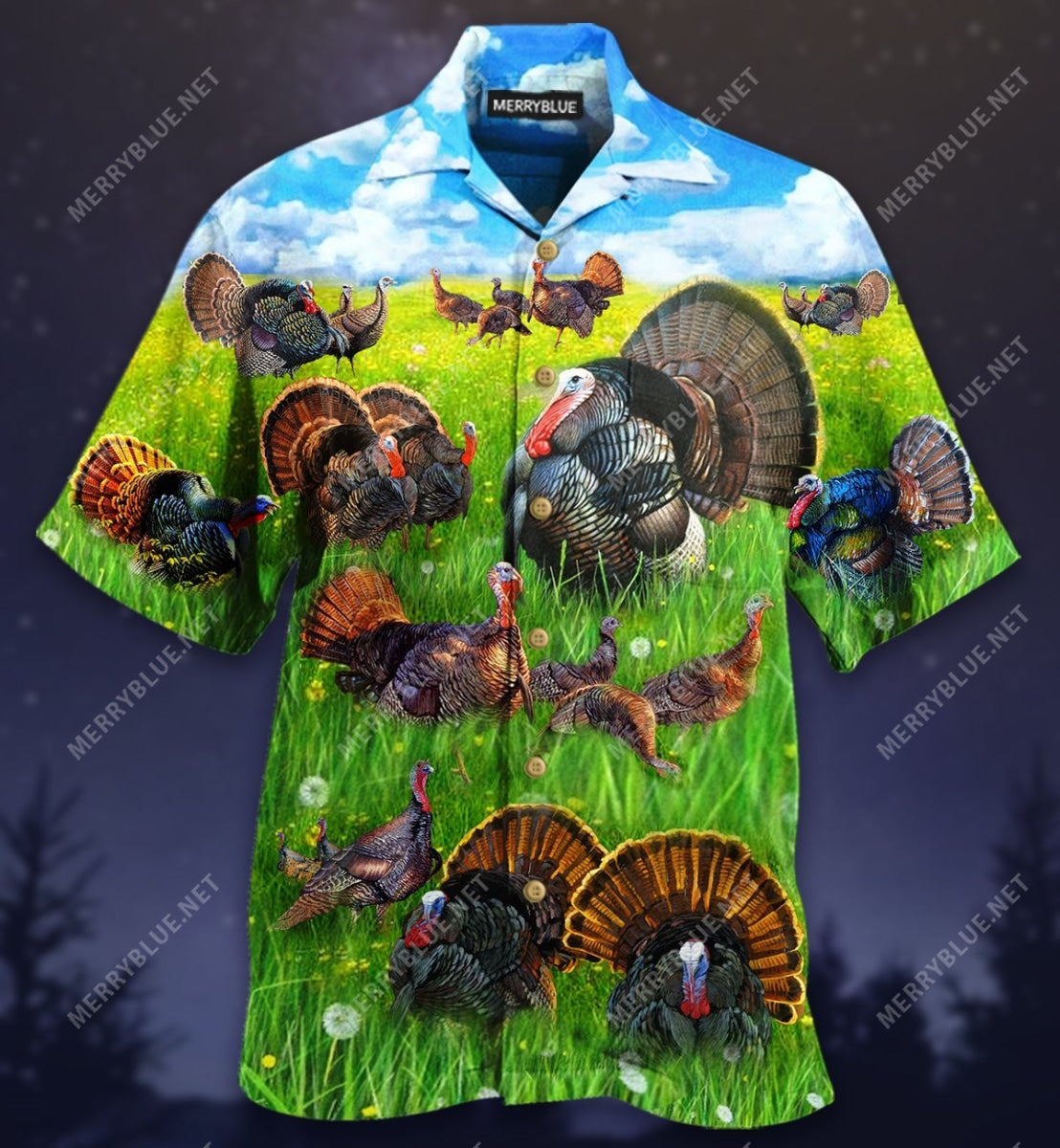 Life Is Better With A Turkey Unisex Hawaii Shirt Ha62361