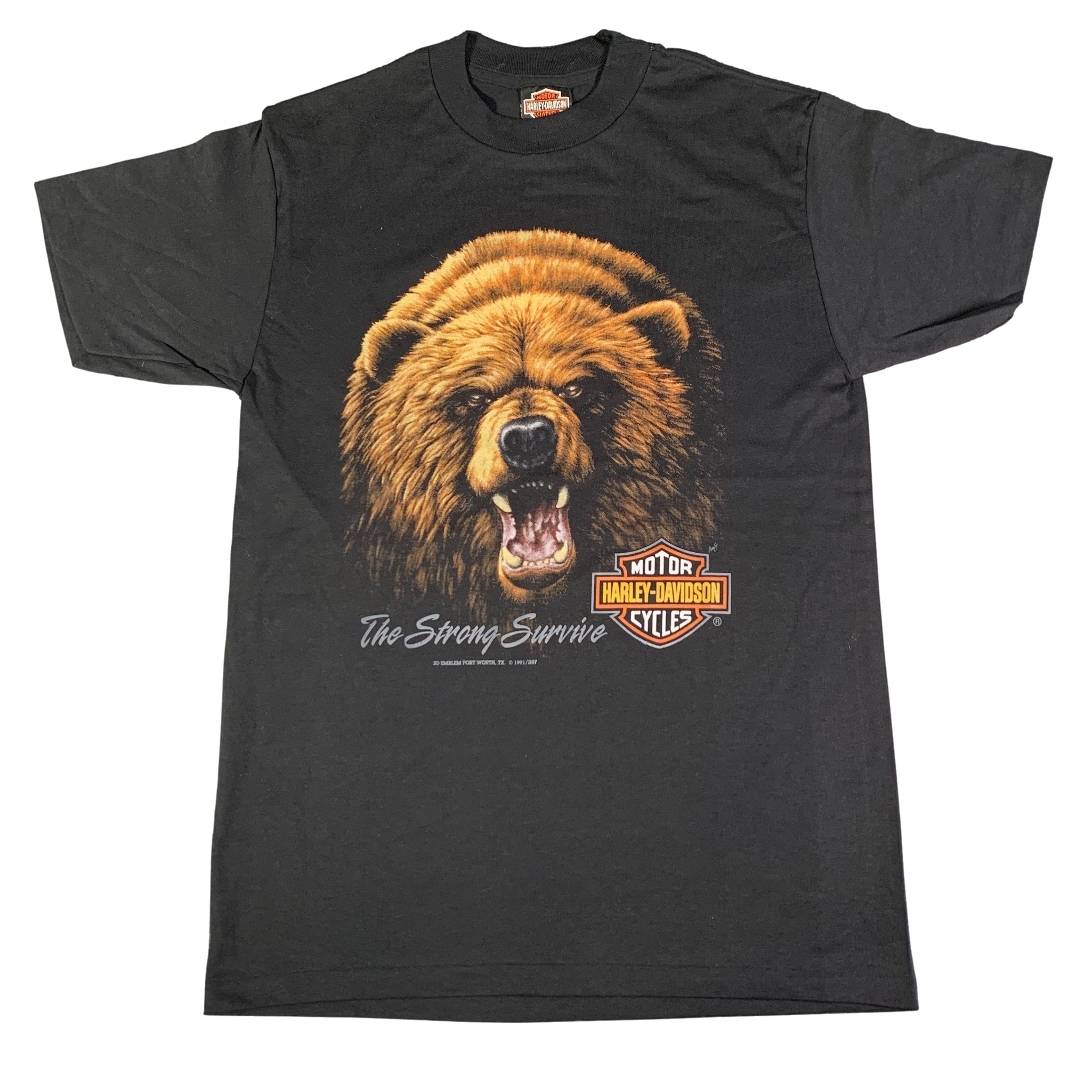 Vintage Harley-Davidson “The Strong Survive” Bear T-Shirt