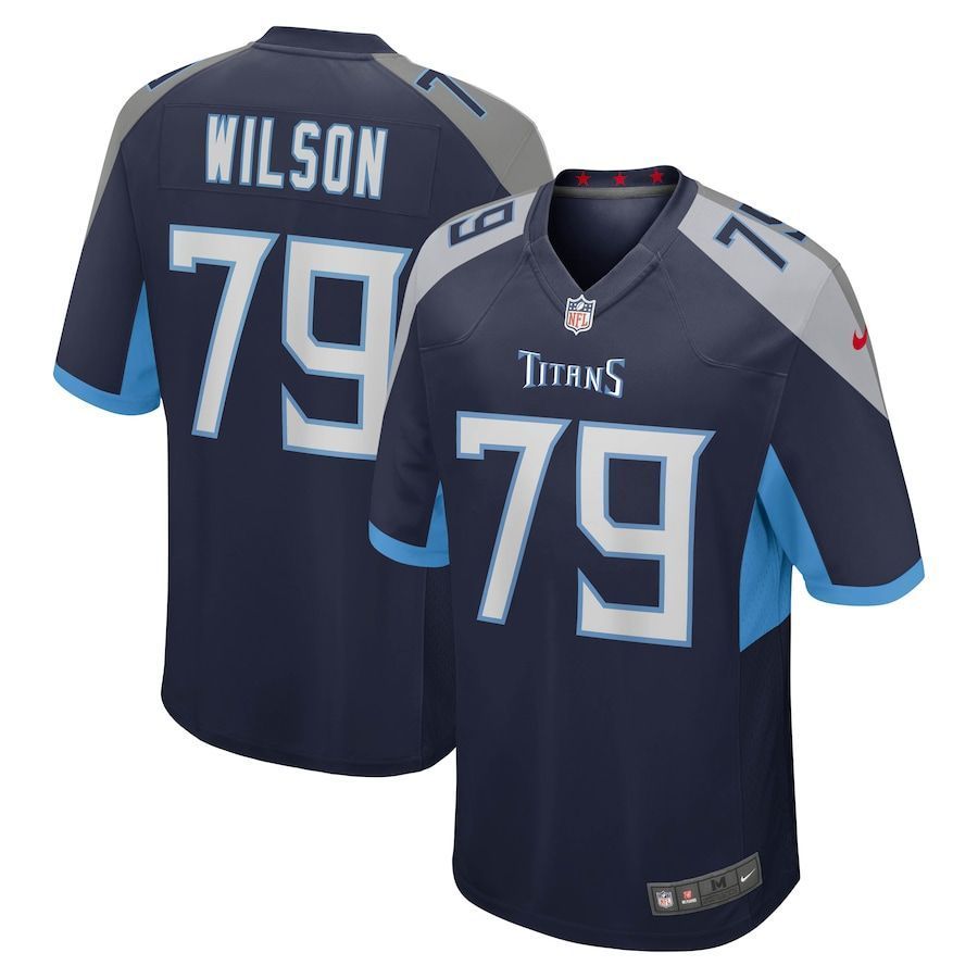 Tennessee Titans Isaiah Wilson Navy 2020 NFL Draft First Round Pick Game Jersey