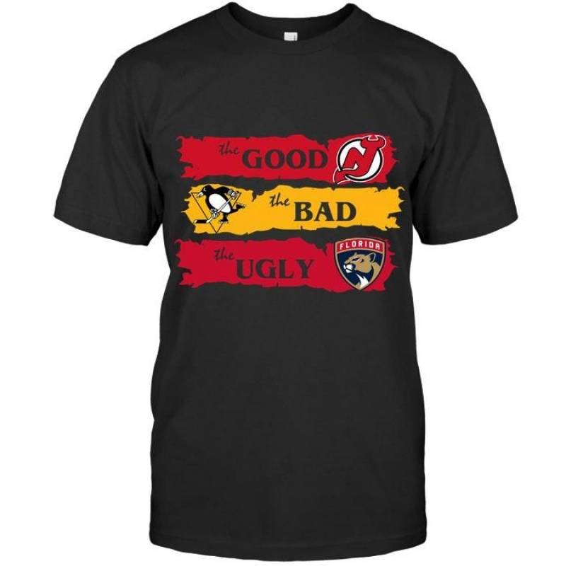 New Jersey Devils The Good The Bad The Ugly Fan T Shirt