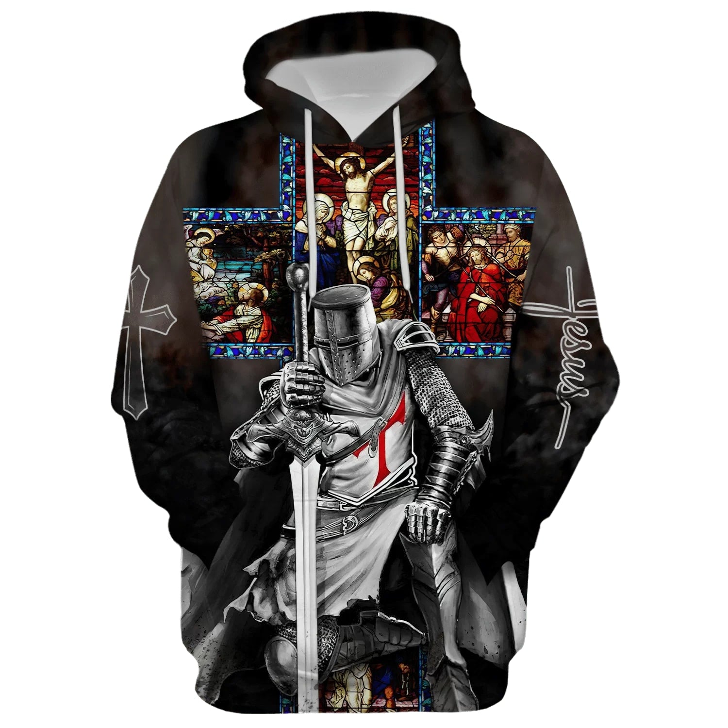 Jesus Is My God My King My Lord My Savior Hoodie  Men & Women Christian Hoodie  3D Printed Hoodie