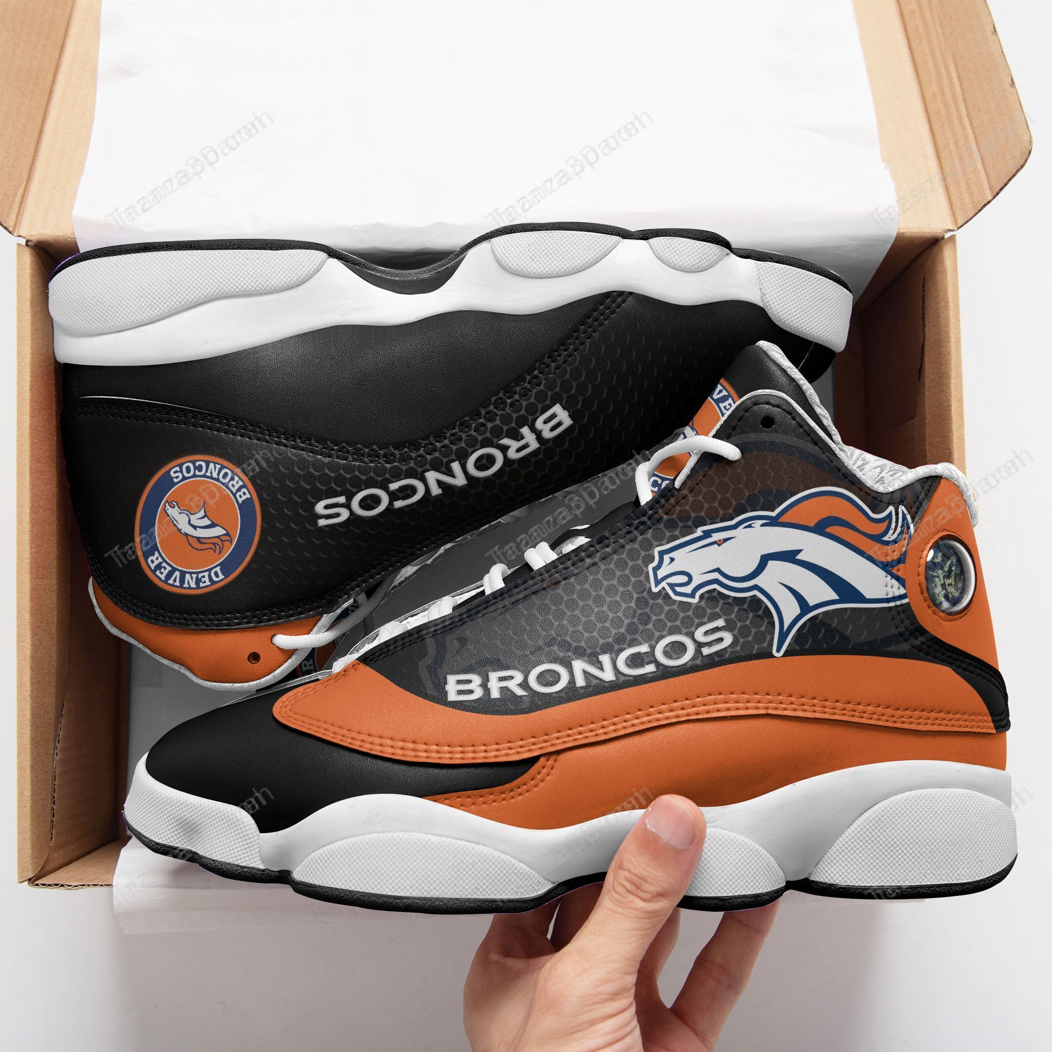 Denver Broncos Air Jd13 Sneakers 564