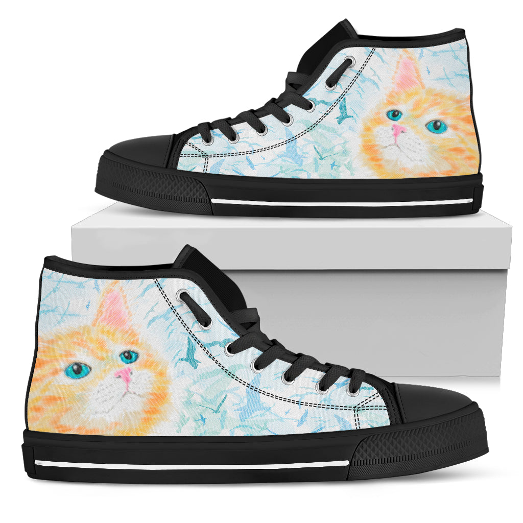 Watercolor Cat Ii Canvas Shoes (Women’S)