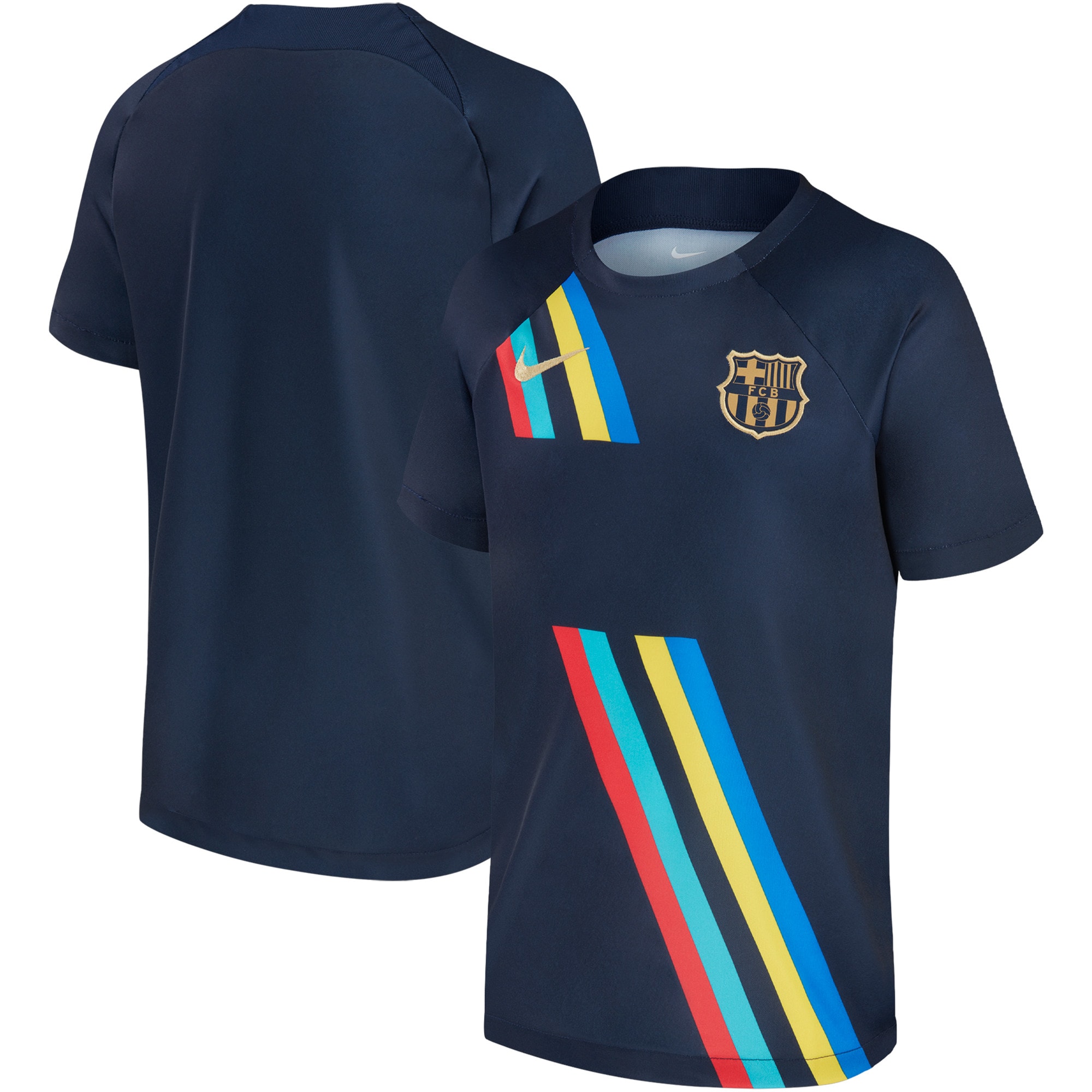 Barcelona 2022/23 Away Pre-Match Top – Navy