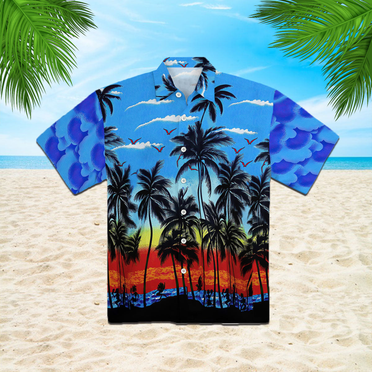 Oragontee Beach Palm Vacation Party Aloha Hawaii Shirt For Men Women Adult Ha72311