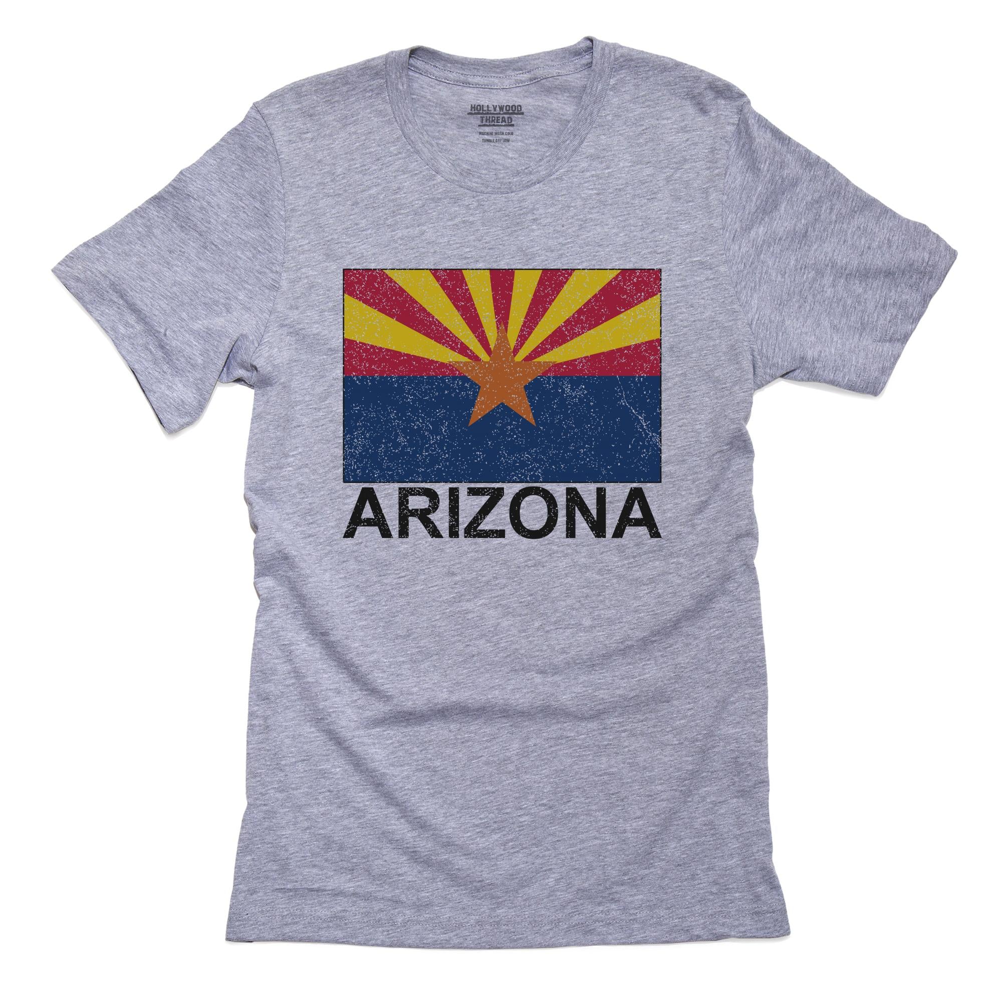 Arizona State Flag – Special Vintage Edition T-Shirt, Framed Print, Pillow, Golf Towel