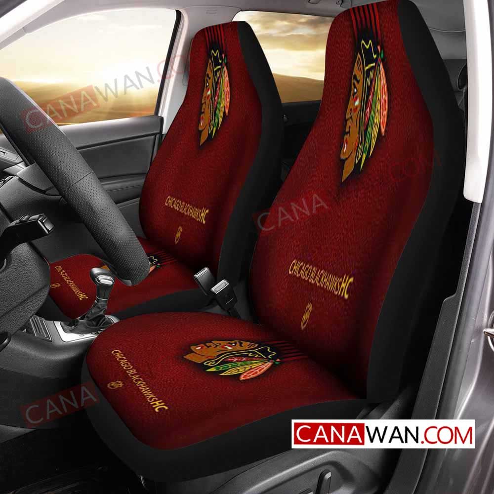 Chicago Blackhawks Style030 3D Customized Personalized Car Seat Cover