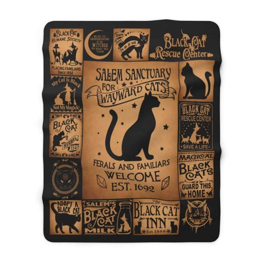 Home For Wayward Cats Blanket