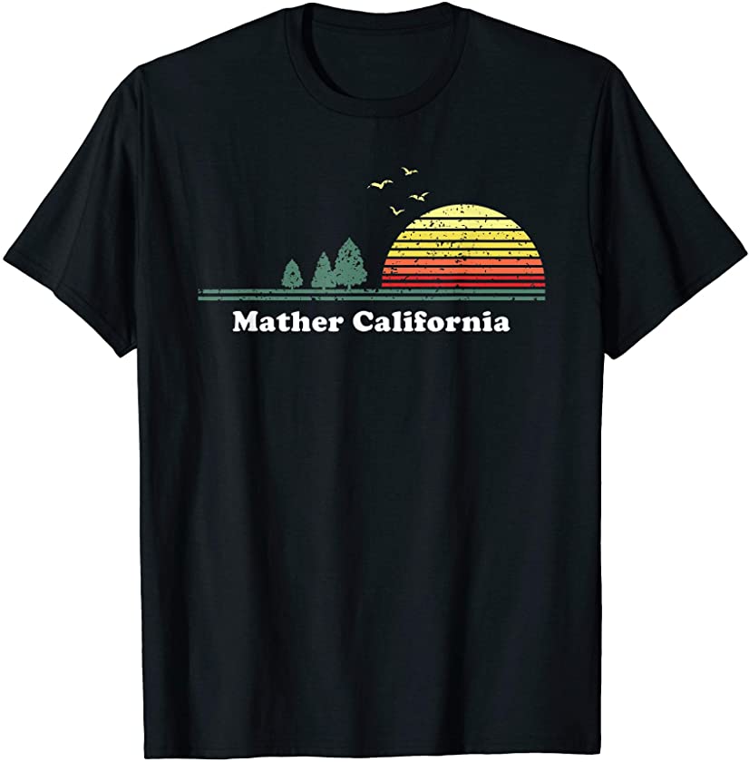 Vintage Mather, California Sunset Souvenir Print T-Shirt