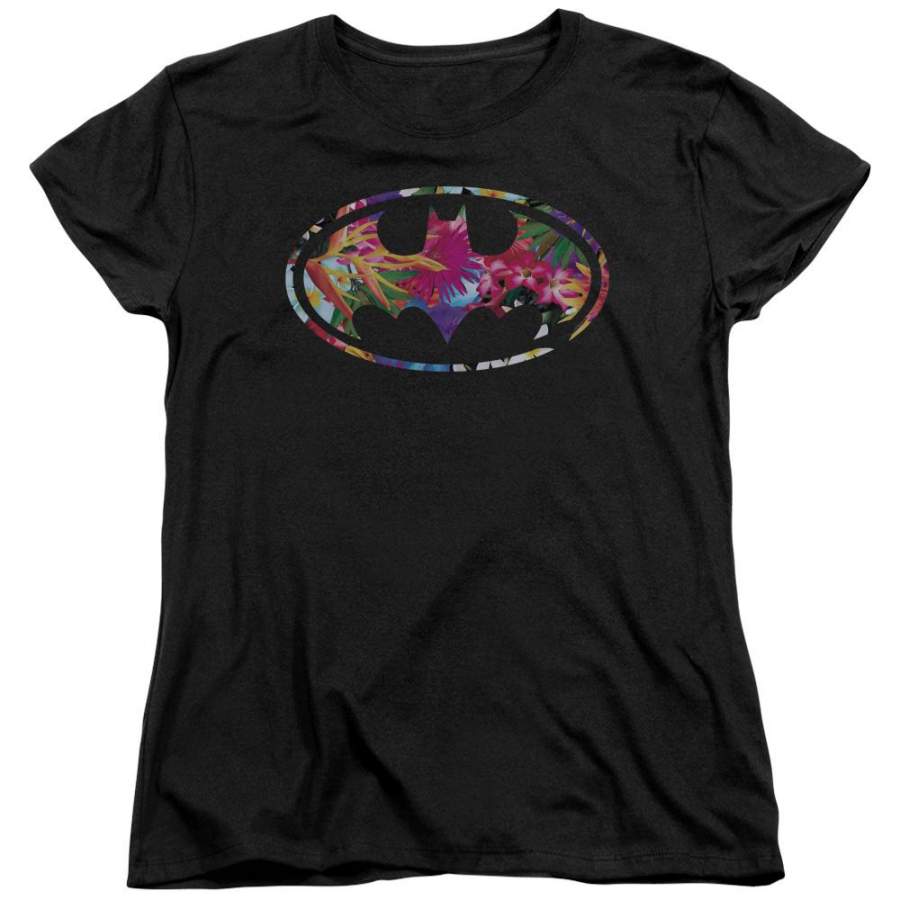 Batman – Hawaiian Shield Short Sleeve Women’s Tee