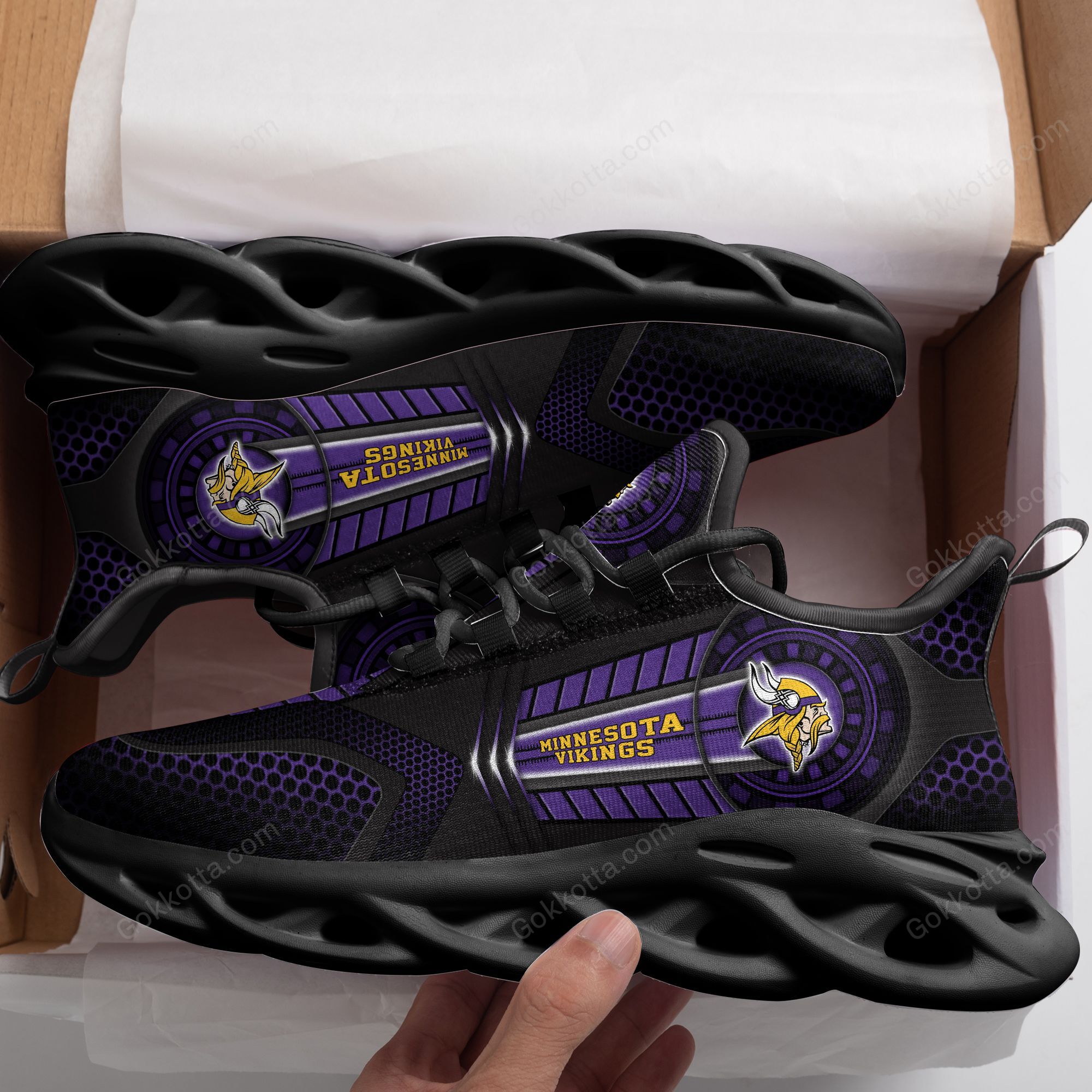 Minnesota Vikings Max Soul Shoes Ths21081502