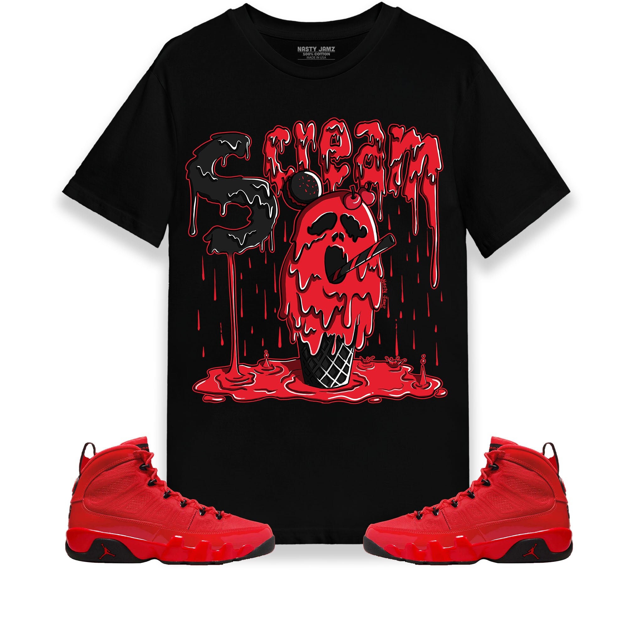 Scream Unisex Shirt Match Jordan 9 R &hellip;
