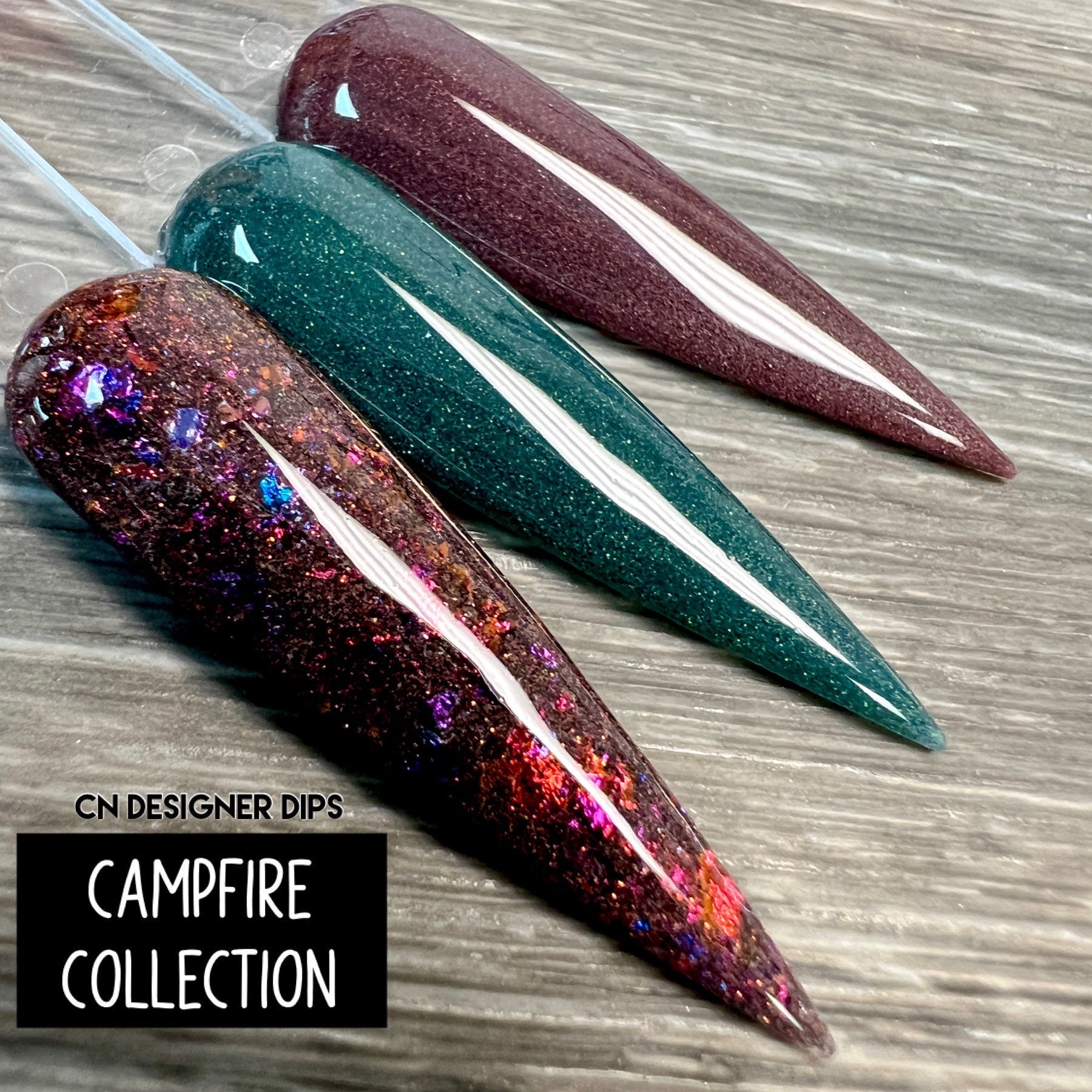 Campfire Collection- dip powder, dip powder for nails, dip nail powder, nail dip powder, fall dip powder, nail dip, dip nail, nail powder