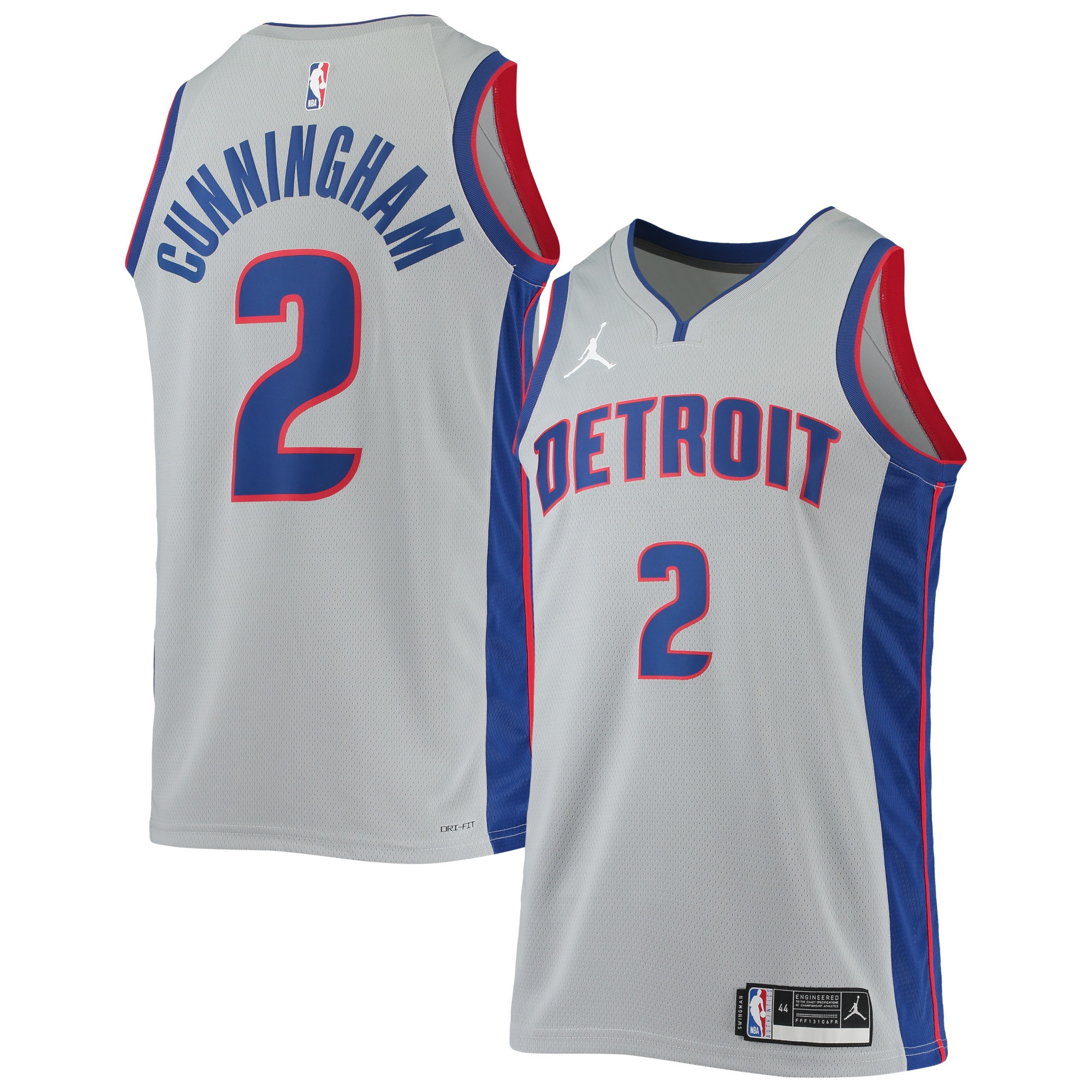 Cade Cunningham Detroit Pistons Jordan Brand 2021/22 Swingman Jersey – Statement Edition – Gray NBA