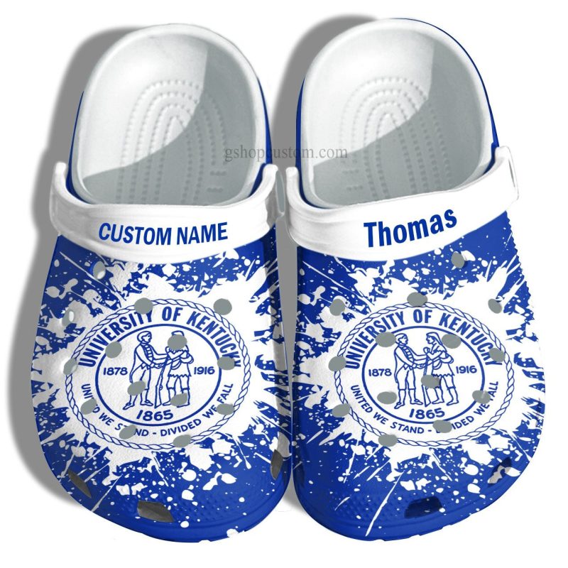 University Of Kentucky Graduation Gifts Croc Shoes Customize- Admission Gift Shoes