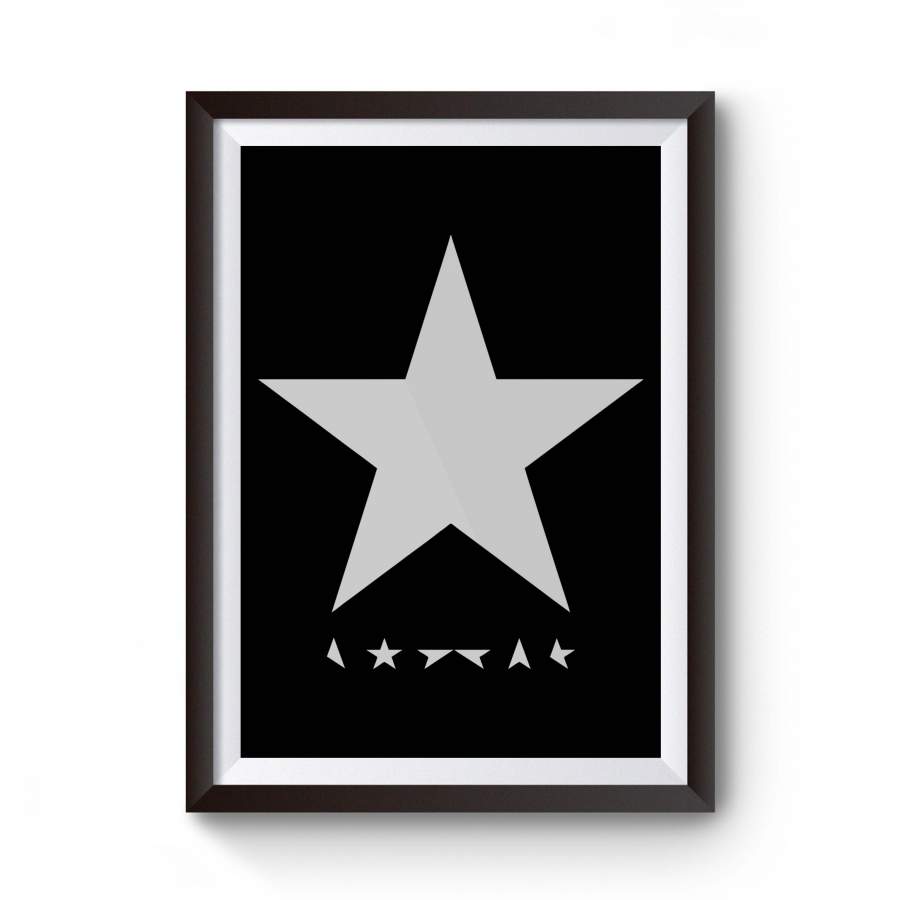 David Bowie Black Star Poster