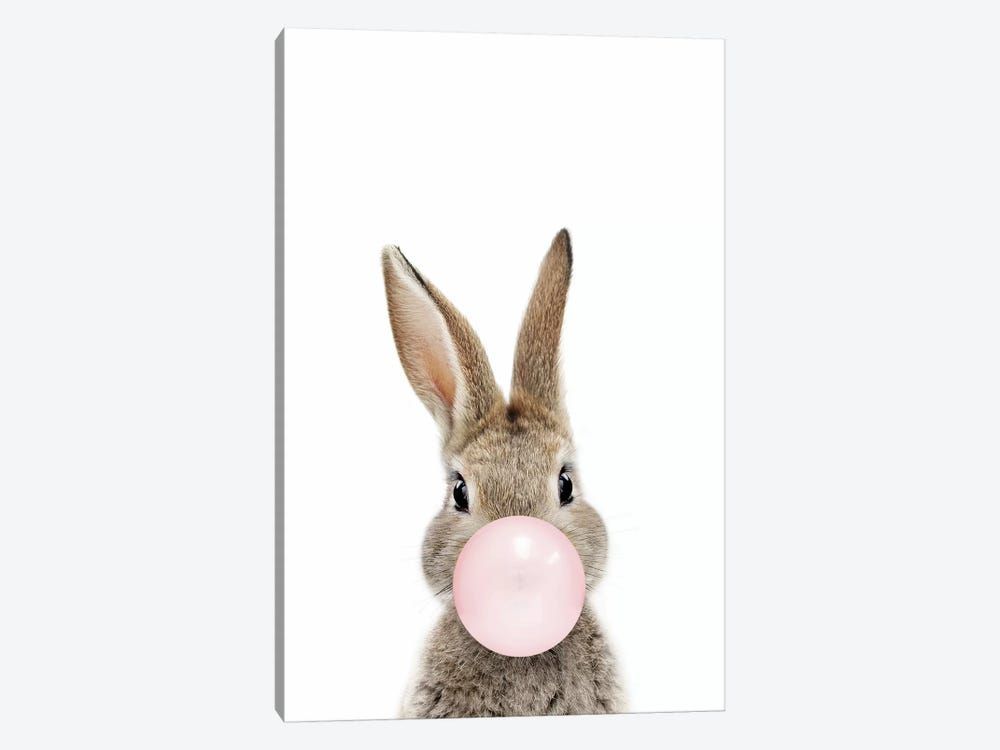 Bubble Gum Bunny Canvas Poster 8″x12″ 12×18″ 18″x26″ 24″x36″ 30″x45″