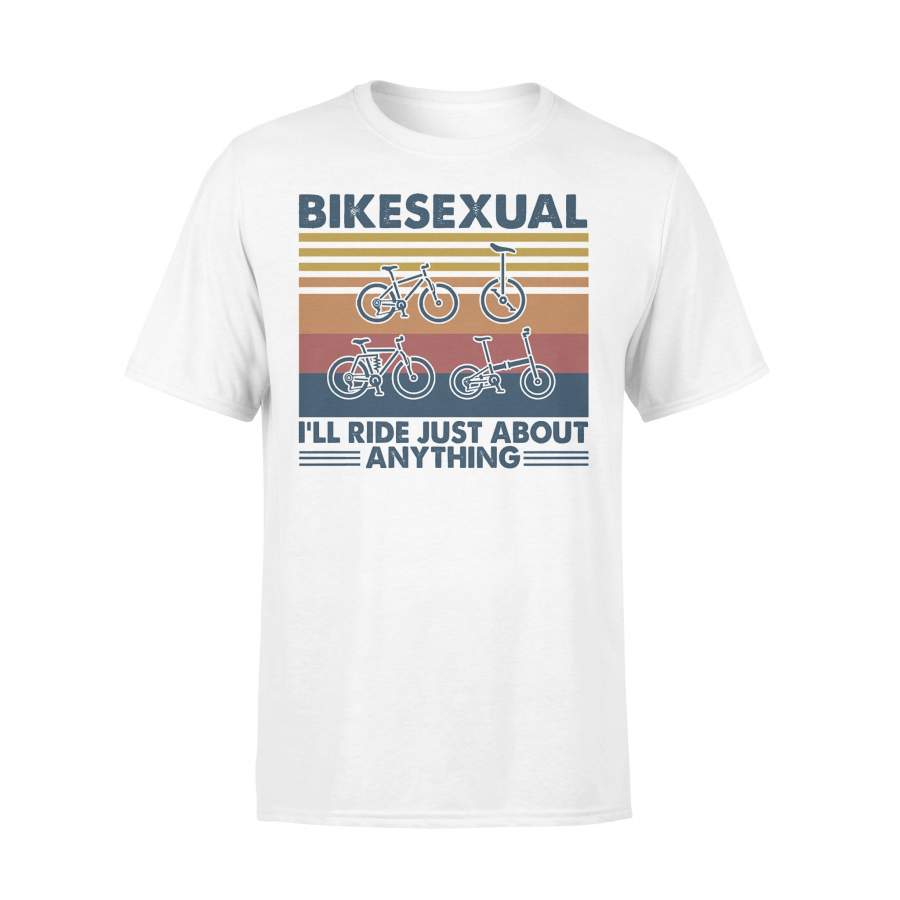 Bicycle Bikesexual I’ll Ride Vintage Retro T-shirt