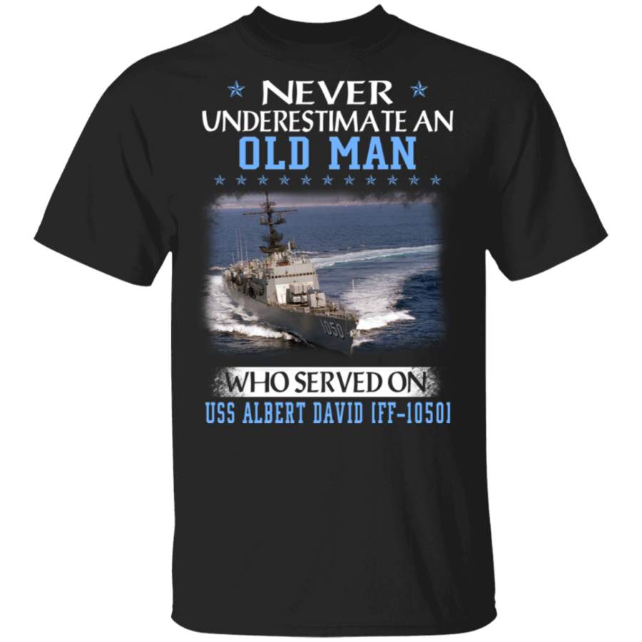 USS Albert David FF-1050 Veterans Day Christmas Gift T-Shirt