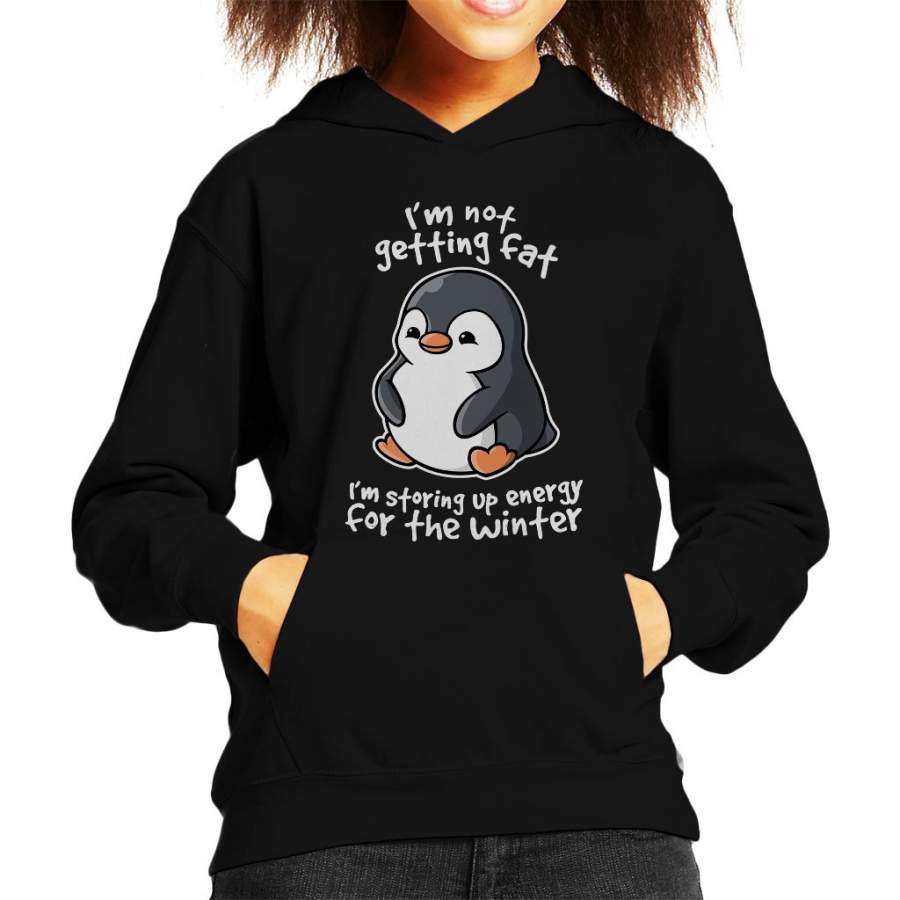 Im Not Getting Fat Penguin Kid’s Hooded Sweatshirt