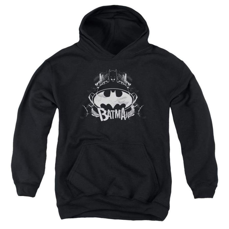 Batman – Grim & Gritty Youth Pull Over Hoodie