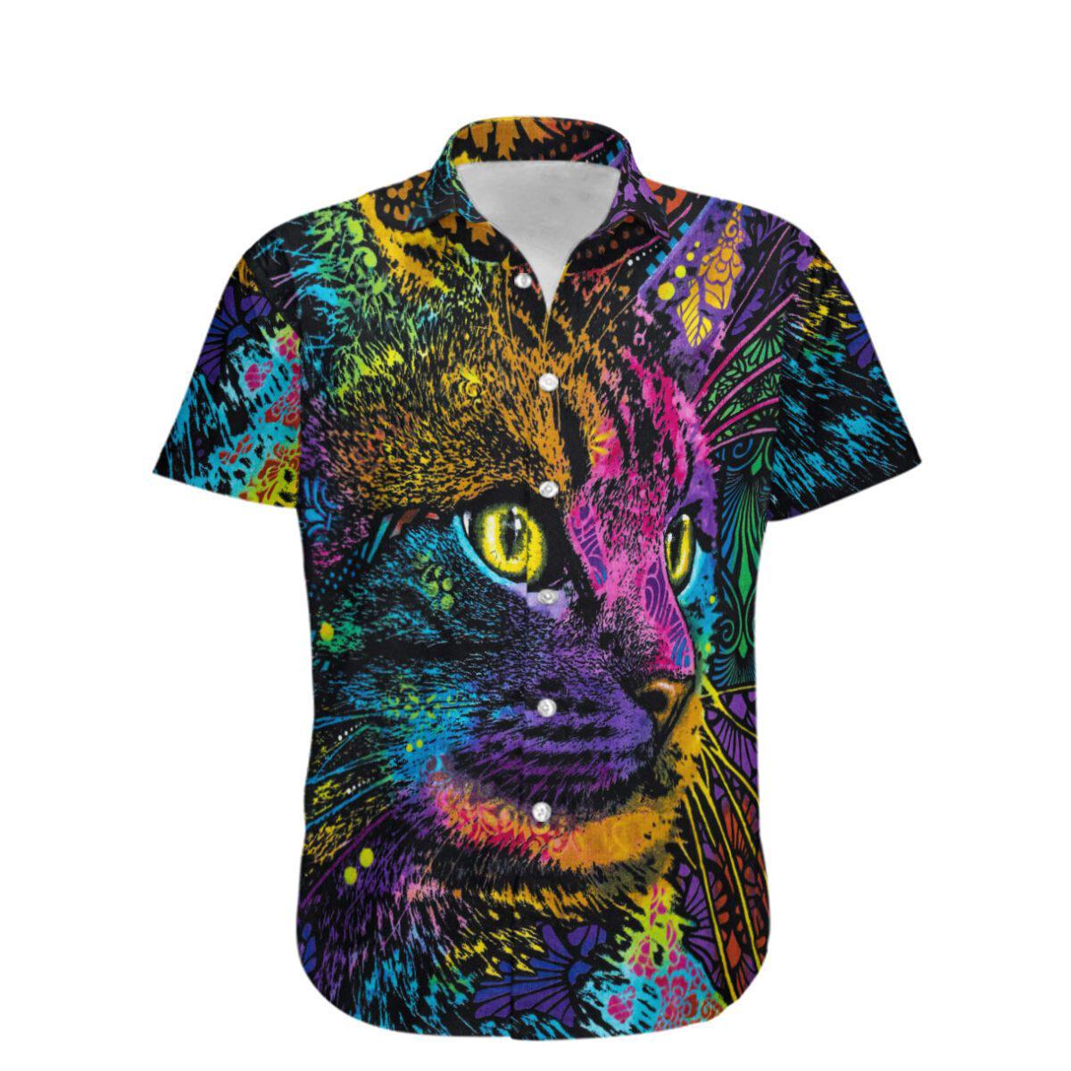 Love Cat Hawaii Shirt For Men Women Ha100553