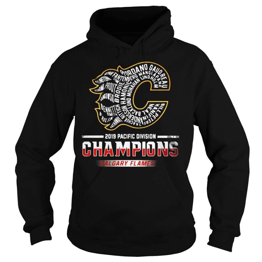 2019 Pacific division champions Calgary Flames Hoodie