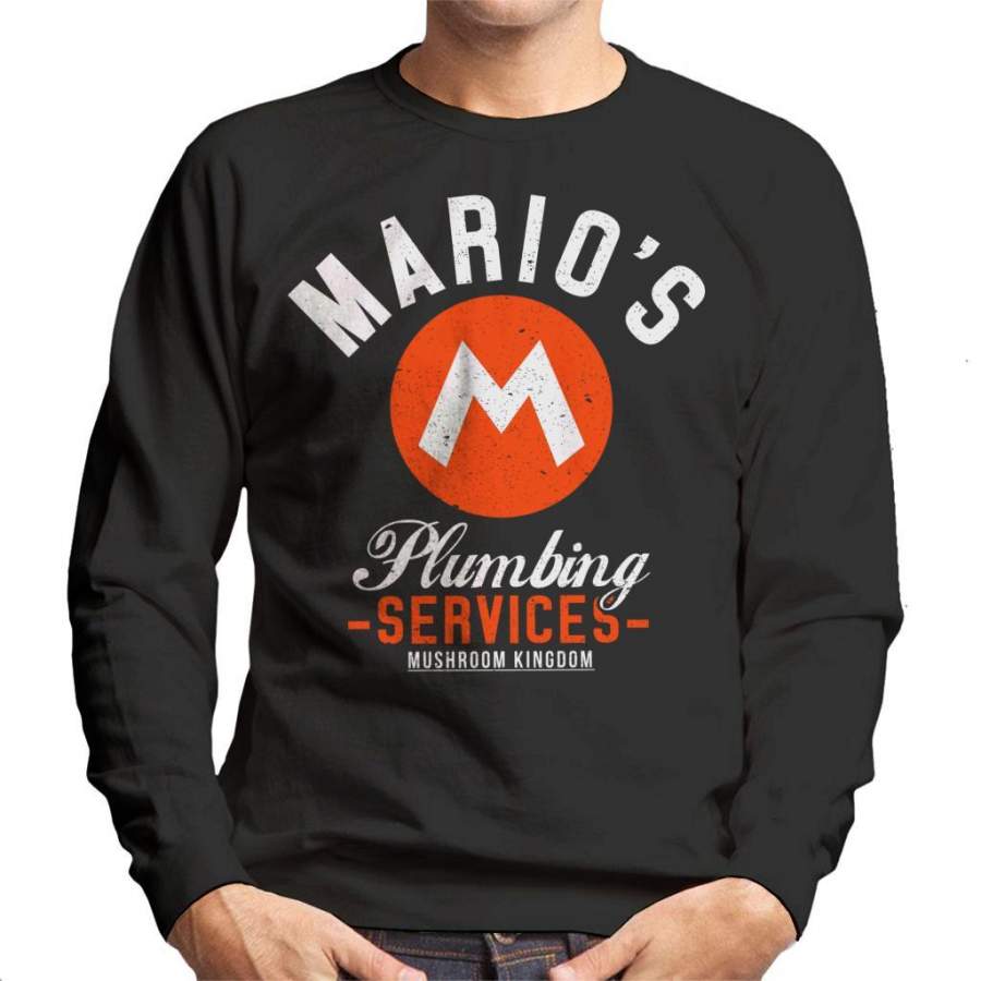 Academies Marios Plumbing Services Men’s Sweatshirt