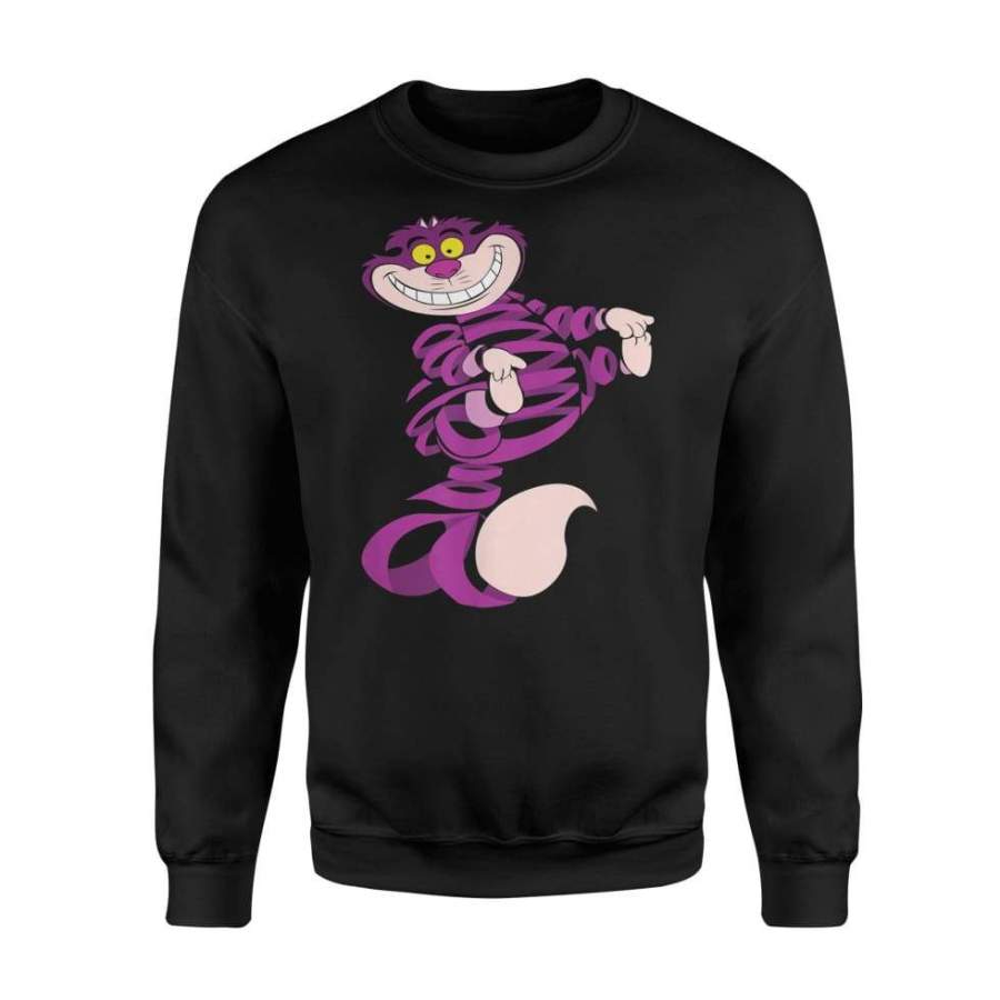 Crazy Cheshire Cat Wonderland Cats for Halloween – Standard Fleece Sweatshirt