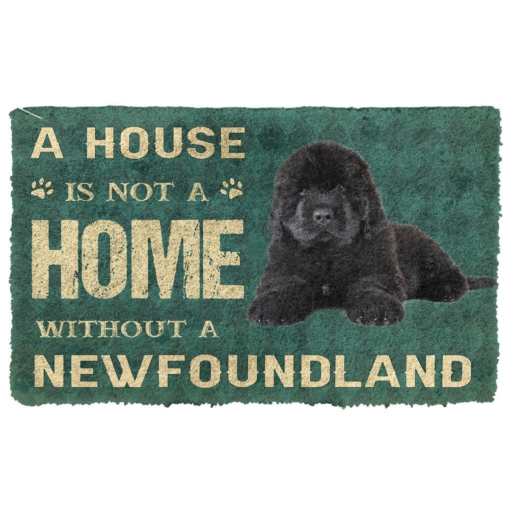 Gearhumans  Gearhuman 3D A House Is Not A Home Newfoundland Dog Doormat