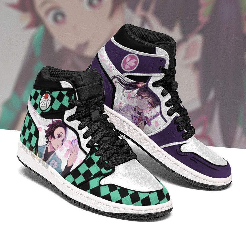 Tanjiro X Kanao Jd Sneakers Custom Demon Slayer Anime Shoes ...