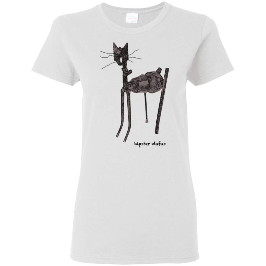 AGR COOL CAT HIPSTER DUFUS Womens T-Shirt