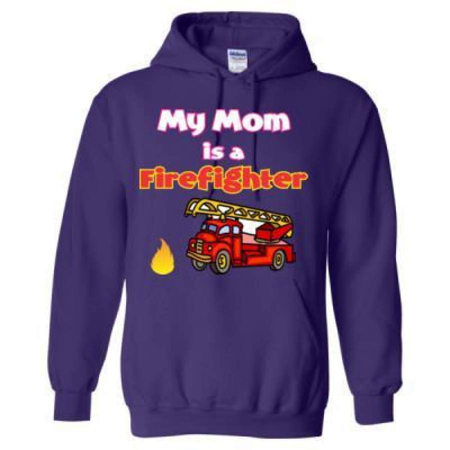 AGR My Mom Is A Firefighter – Heavy Blend™ Hooded Sweatshirt