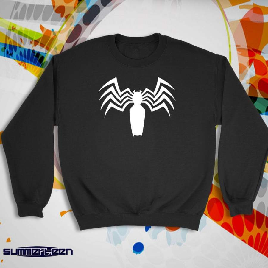 Ultimate Spider Man Venom Logo Women’S Sweatshirt