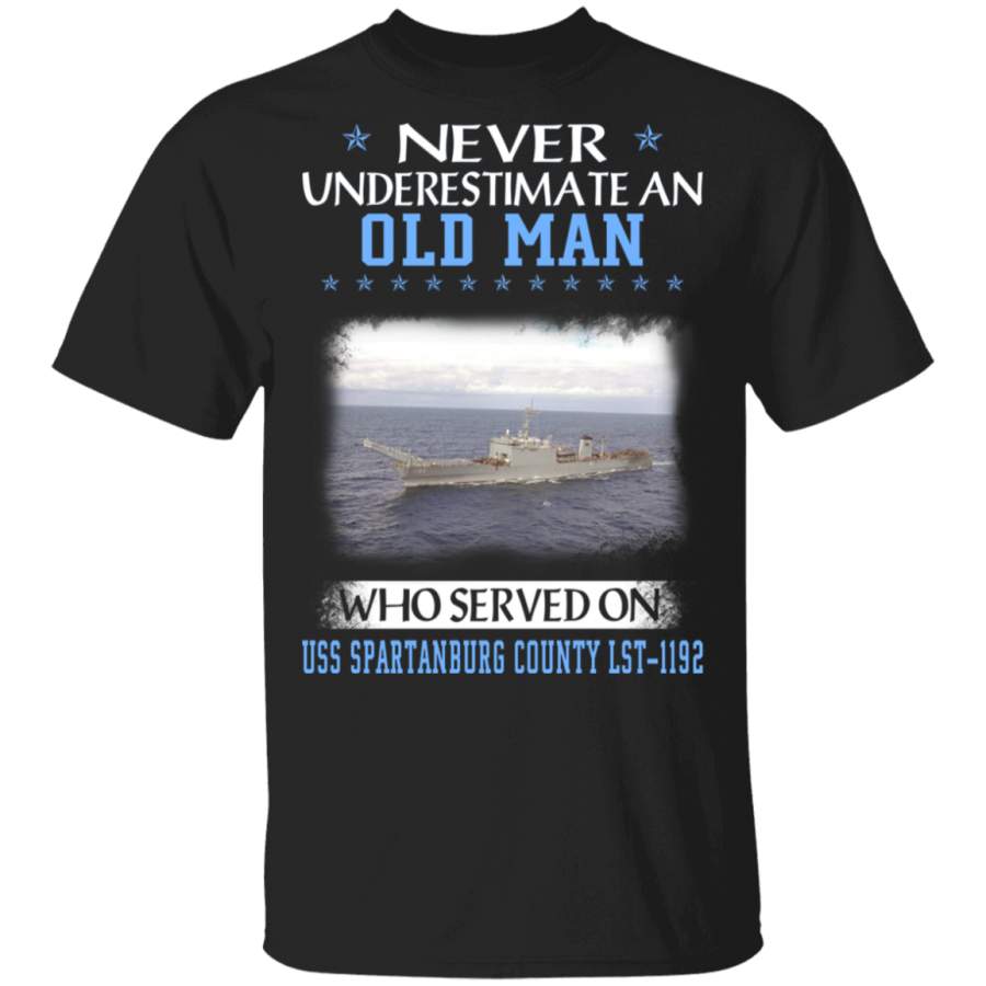 USS Spartanburg County LST-1192 Veterans Day Christmas Gift T-Shirt