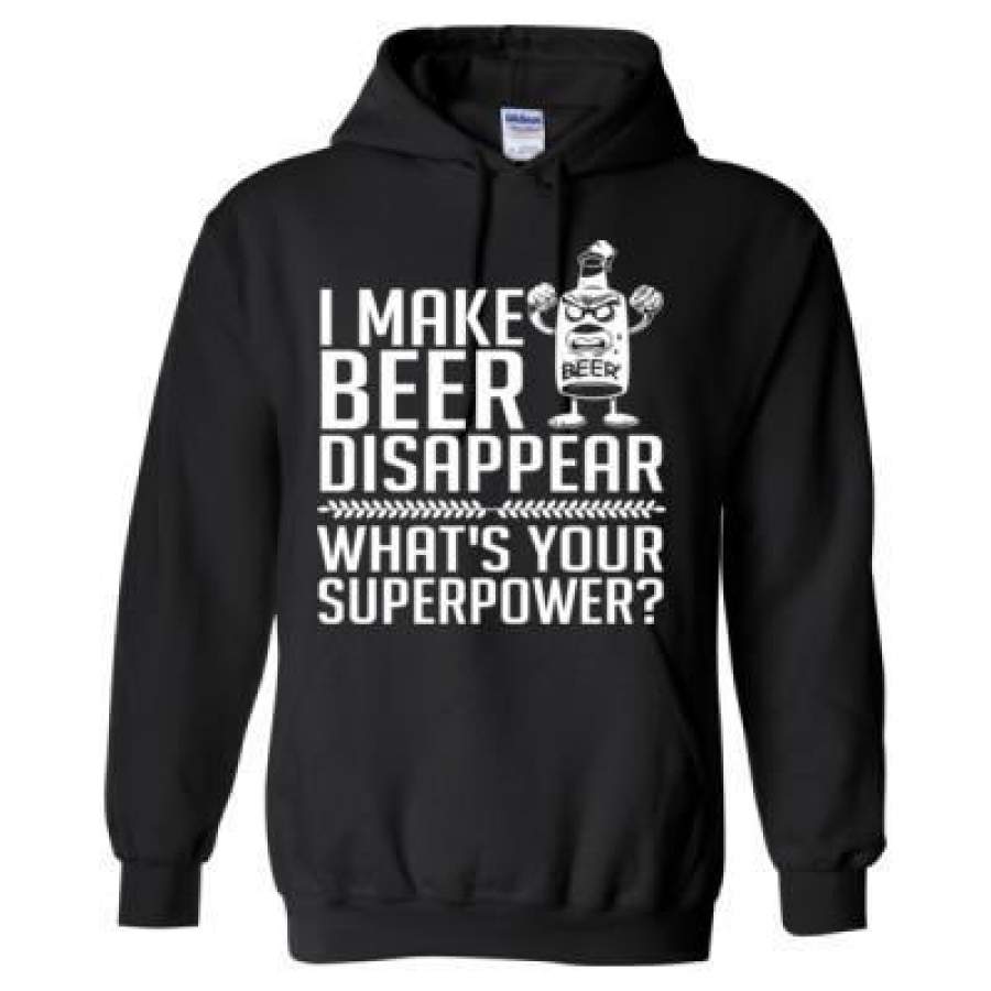 AGR I Make Beer Disappear What’s Your Superpower – Heavy Blend™ Hooded Sweatshirt