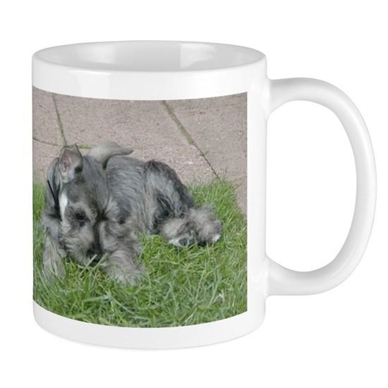 Miniature Schnauzer Salt And Pepper Puppy Mug